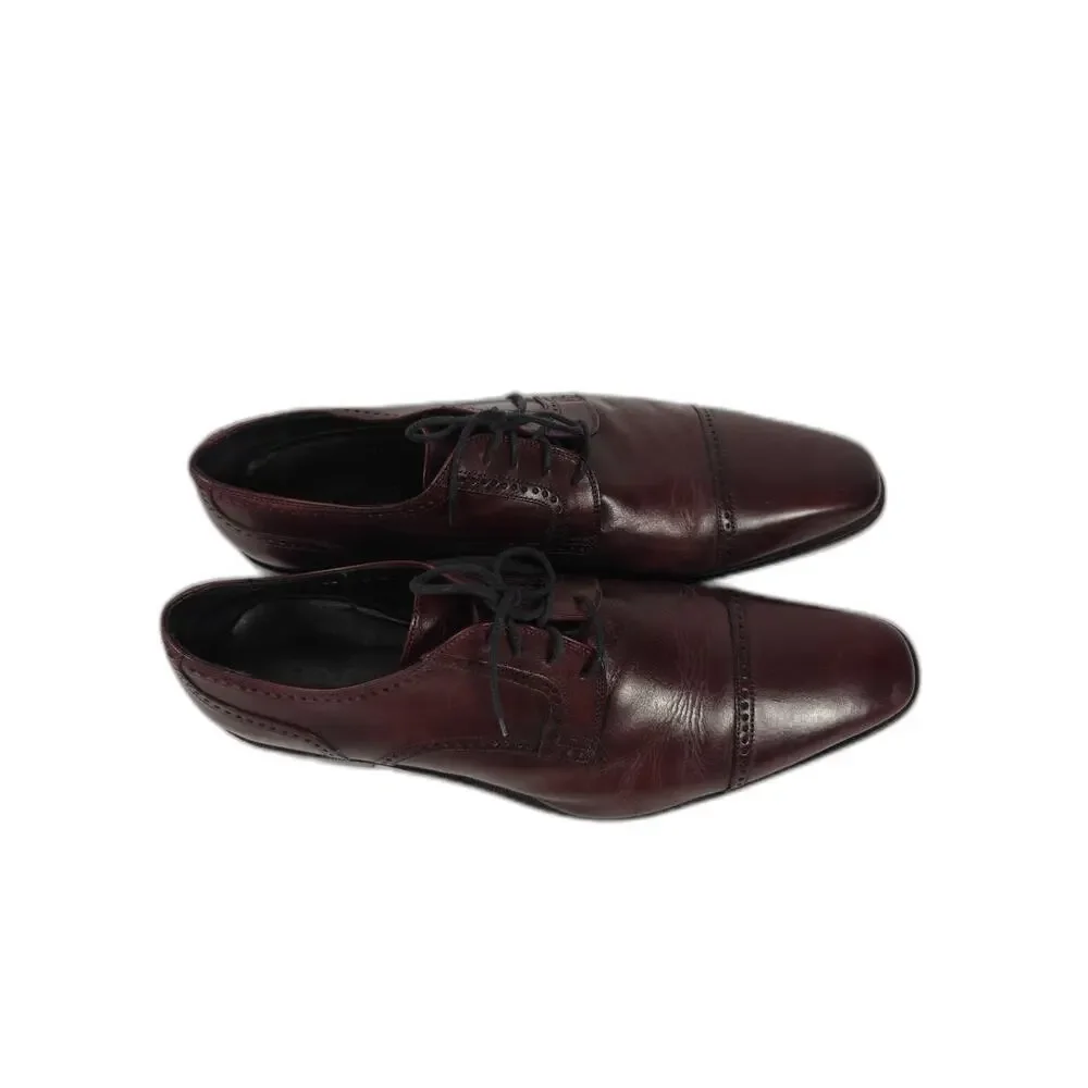 Men's Broletto Cap Toe Oxford Burgundy Size 13M